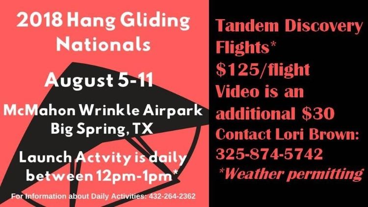 Hang Gliding Tandem Flights