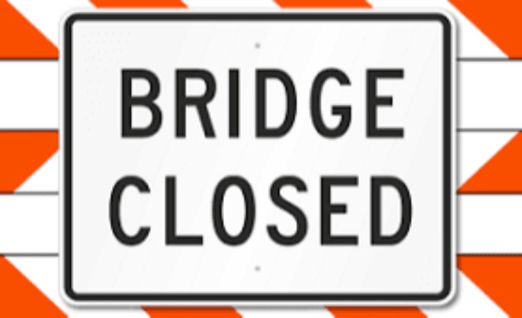 bridge closed